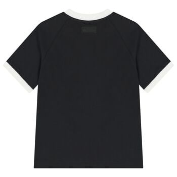 تشيرت بشعار ديزني باللون الاسود للاولاد