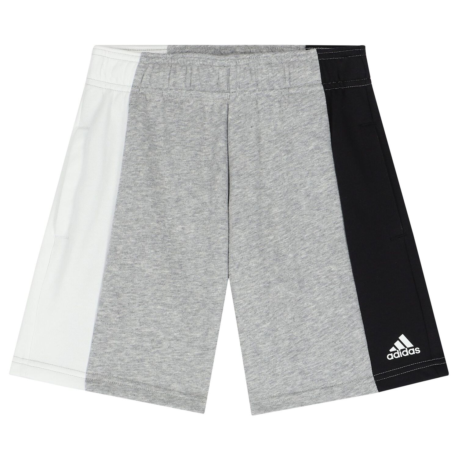 White, Grey & Black Logo Shorts Set, 1, hi-res image number null