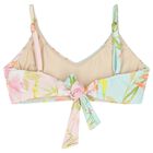 Girls Pink & Aqua Floral Bikini, 1, hi-res