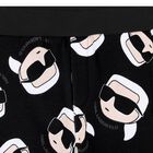 Younger Boys Black Ikonik Kark Joggers, 1, hi-res