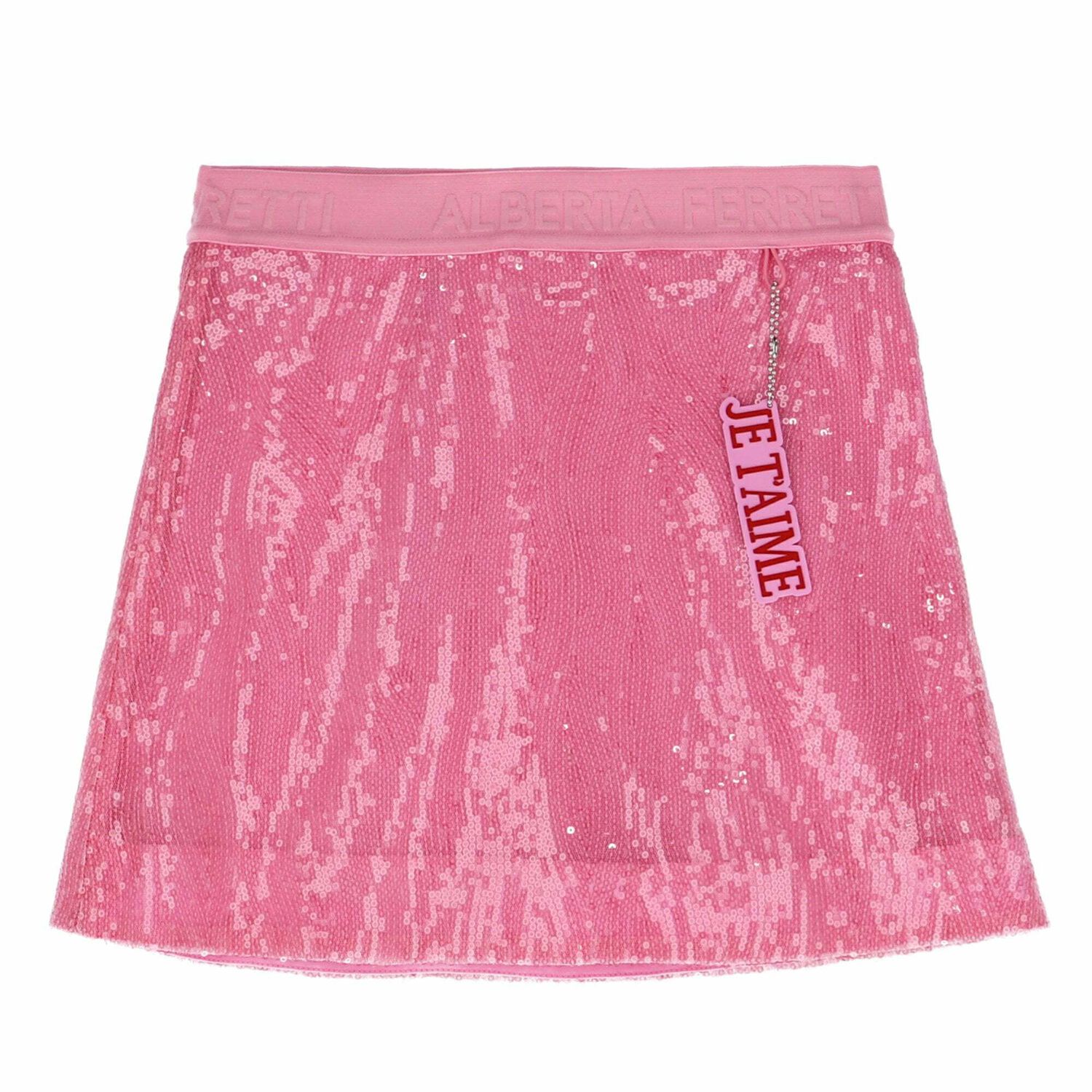 Girls Pink Embellished Skirt, 1, hi-res image number null