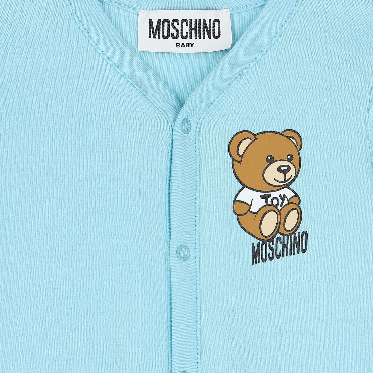 Pink Teddy Bear Logo Babygrow Set, 3, hi-res