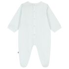 Baby Boys Blue Teddy Bear Logo Babygrow, 2, hi-res