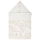 Ivory & Beige Geo Map Baby Nest, 1, hi-res
