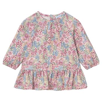 Younger Girls Pink Floral Dress