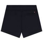 شورت أولاد بالشعار باللون الكحلى, 1, hi-res