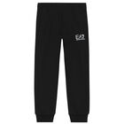 Boys Black Logo Joggers, 1, hi-res