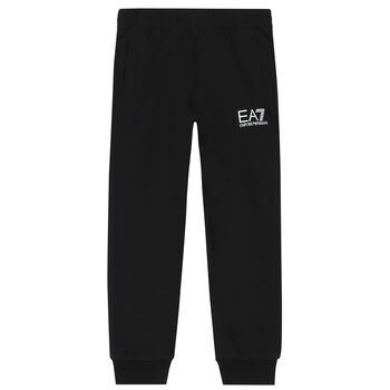 Boys Black Logo Joggers