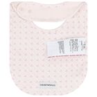 Baby Girls Pink & White Logo Babygrow Set, 2, hi-res