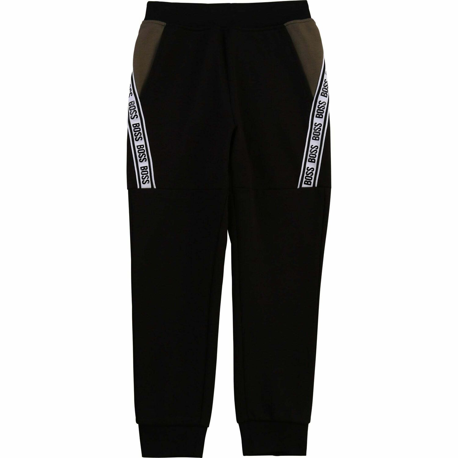 Boys Black Logo Joggers, 1, hi-res image number null