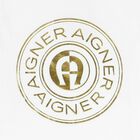 Boys White & Gold Logo T-Shirt, 1, hi-res