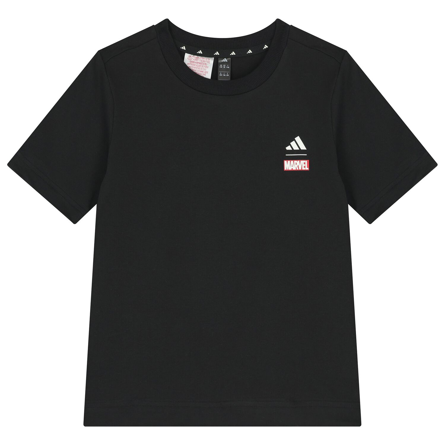تشيرت من مارفل باللون الاسود للاولاد, 1, hi-res