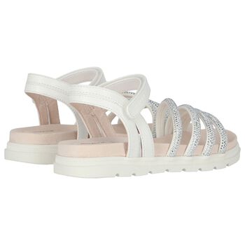 Girls Silver Sandals