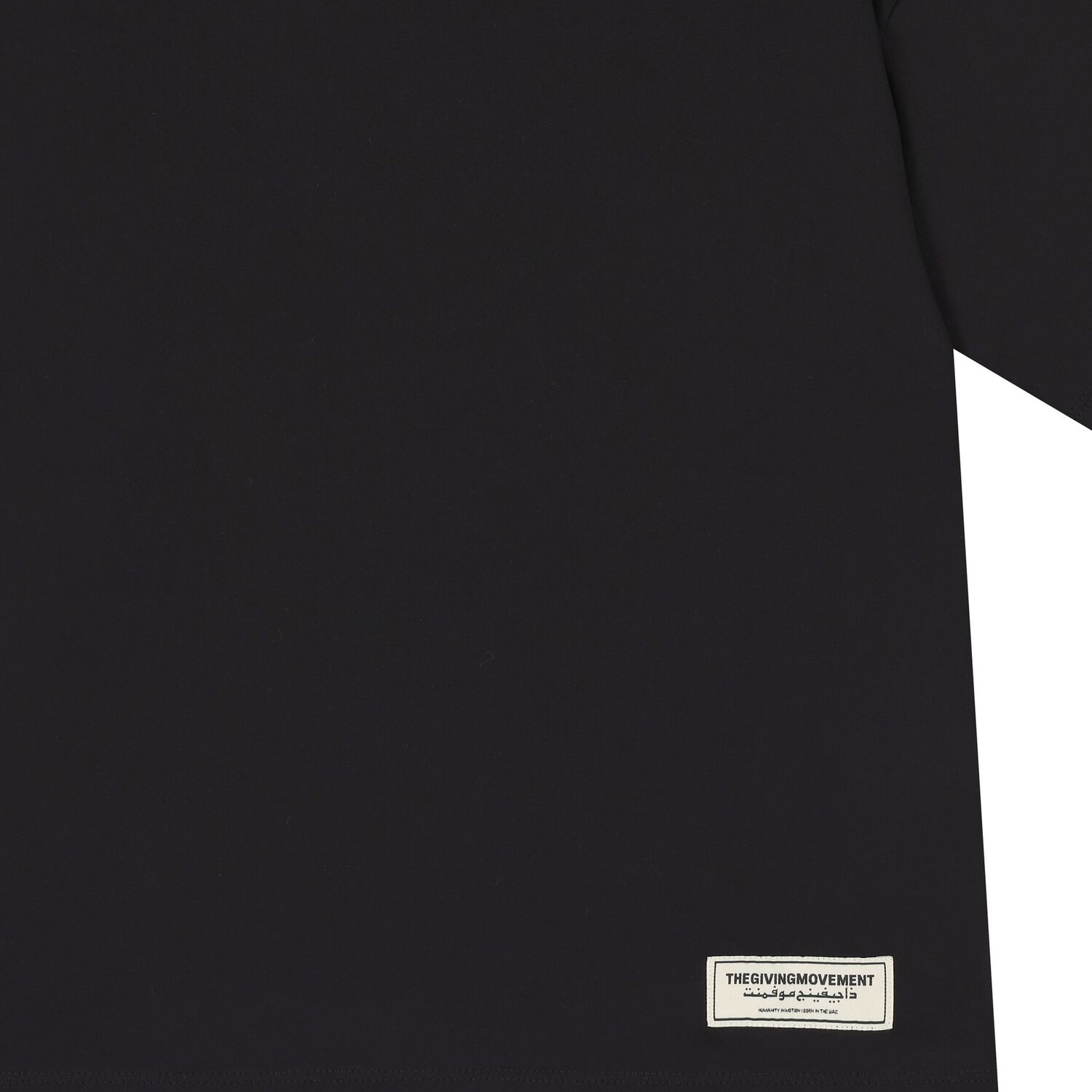 تي شيرت باللون أسود بقصّة واسعة من الجلد الناعم وشعار العلامة التجارية, 3, hi-res