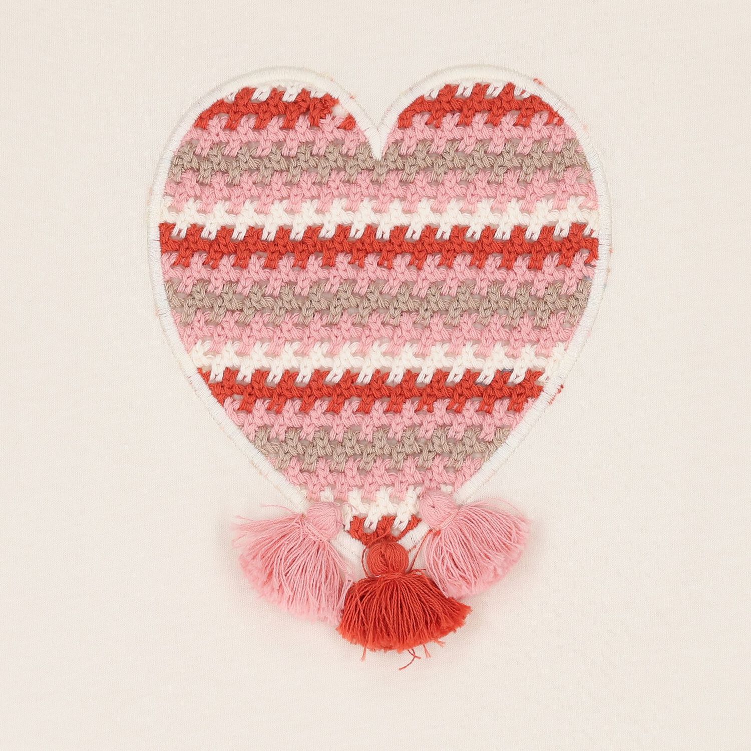 طقم ليجنز متعرج باللون العاجي والوردي للبنات, 1, hi-res image number null