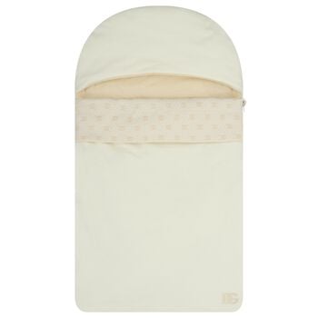 Ivory & Beige Logo Baby Nest
