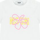 Younger Girls White & Pink Logo Shorts Set, 1, hi-res