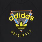 تيشيرت اولاد بالشعار تريفويل باللون الاسود, 1, hi-res