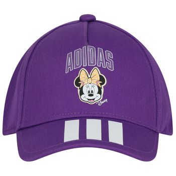 Girls Purple Disney Logo Cap