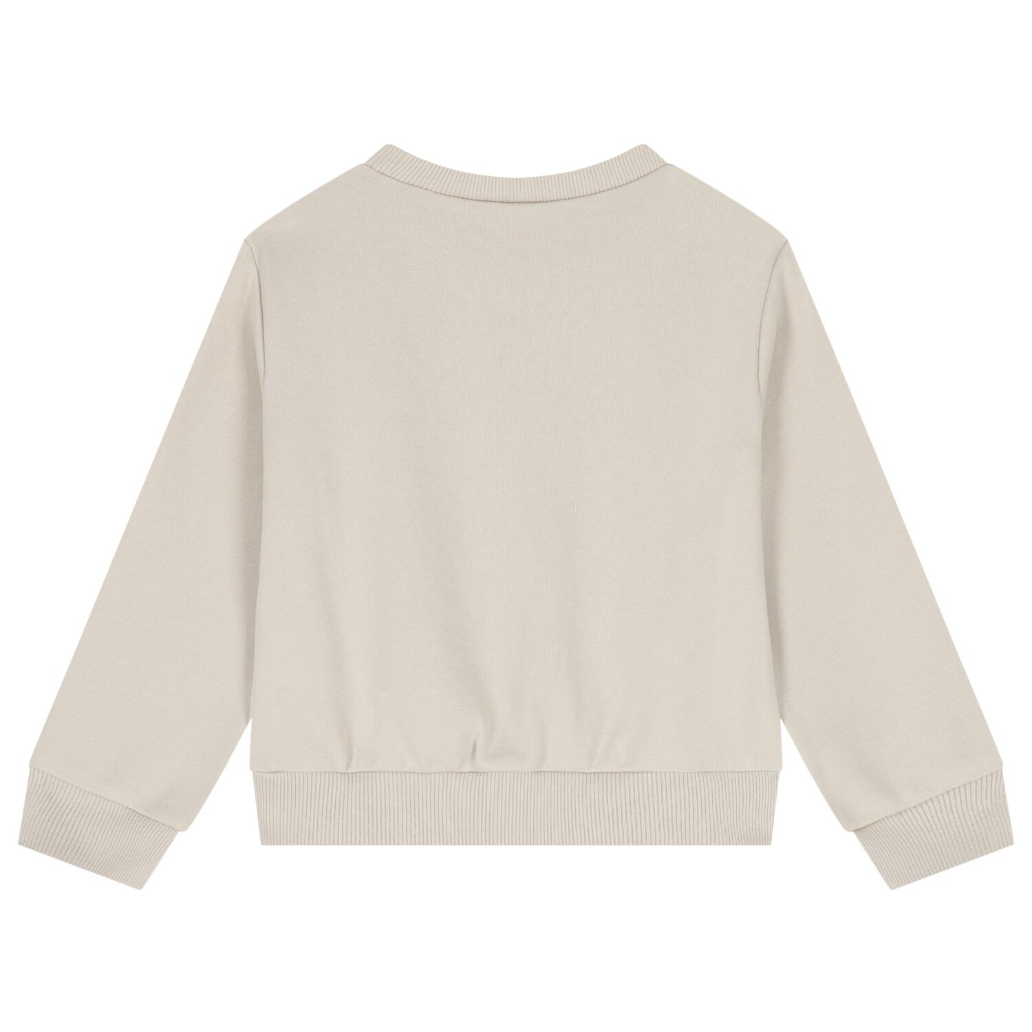 Girls Beige Bow Tracksuit, 1, hi-res