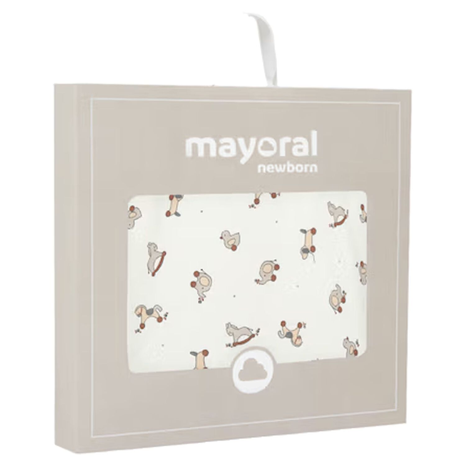 White & Grey  Hooded Towel , 1, hi-res