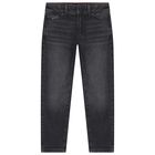 Boys Black Denim Jeans, 1, hi-res