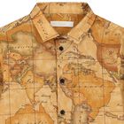 Boys Beige Geo Map Shirt, 1, hi-res