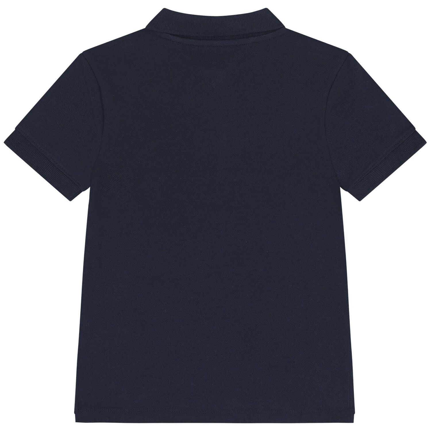 Boys Navy Blue Logo Polo Shirt, 1, hi-res
