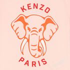 Girls Pink Elephant Logo T-Shirt, 1, hi-res