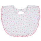 مريلة بنات بطبعة قلوب باللون الابيض, 1, hi-res