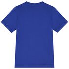 Boys Blue Logo T-Shirt, 4, hi-res