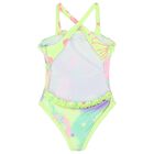 Girls Multi-Coloured Sea Shell Swimsuit, 1, hi-res