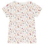 بيجامة بشعار احتفالي باللون الأبيض , 1, hi-res