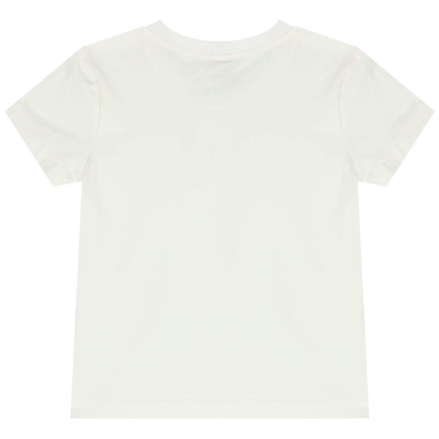 تيشيرت بنات بطبعة قلب جاكارد باللون الابيض, 1, hi-res