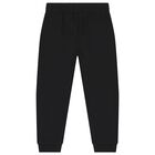 Boys Black Logo Tracksuit, 1, hi-res