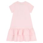فستان بنات بالشعار بطبعه فراشات باللون الوردى , 3, hi-res