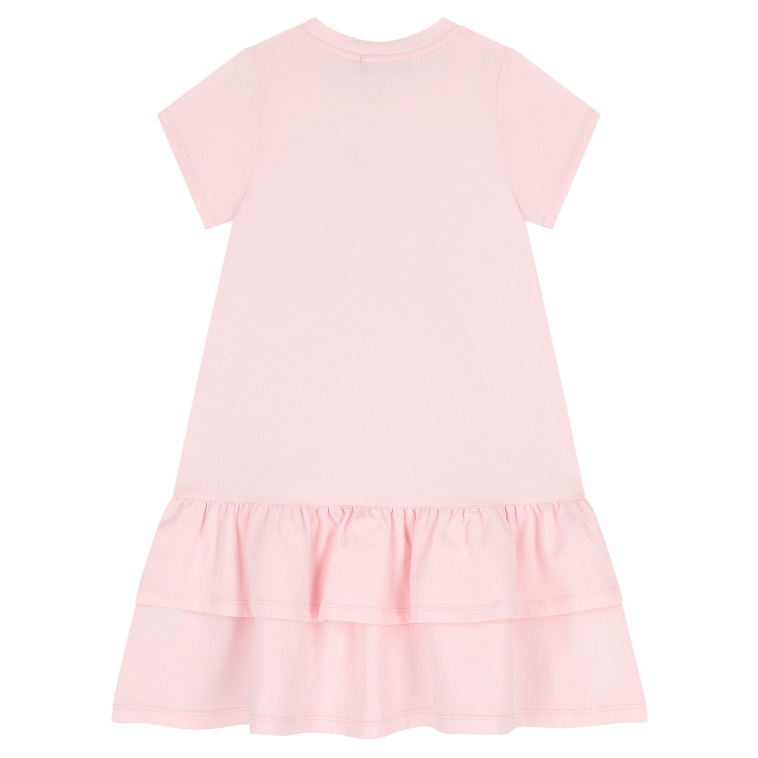 فستان بنات بالشعار بطبعه فراشات باللون الوردى , 3, hi-res