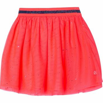 Girls Pink Glitter Tutu Skirt