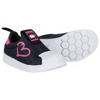 Girls Black & Pink Superstar 360 Trainers, 1, hi-res