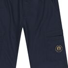 Boys Navy Blue Logo Shorts, 3, hi-res