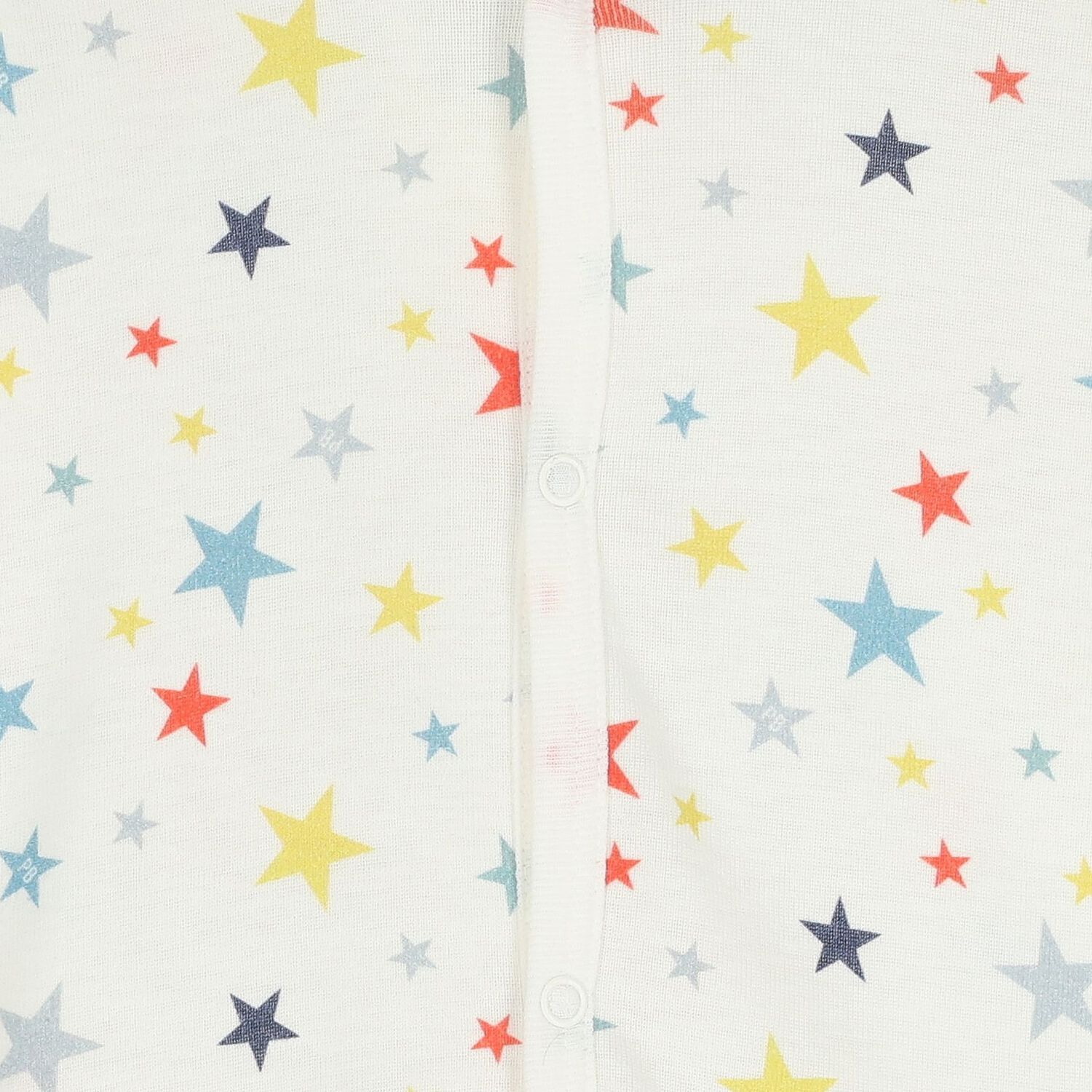 افرول بنات بطبعه نجمه باللون العاجى , 1, hi-res