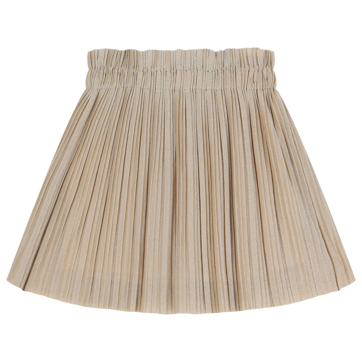 Girls Gold Pleated Skirt Set, 1, hi-res image number null