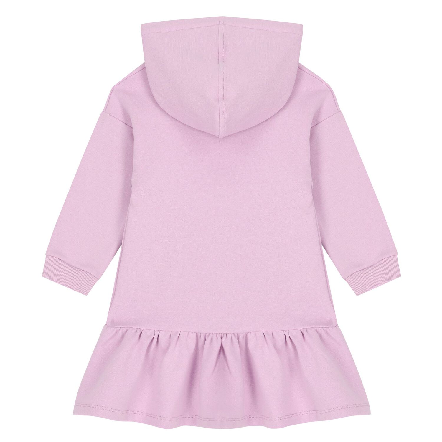 فستان بنات بطبعة القلب باللون البنفسجي, 1, hi-res