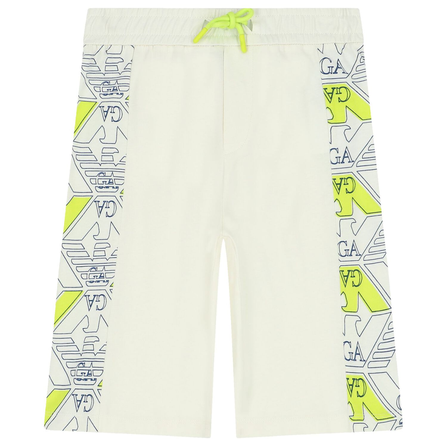 Boys Ivory Logo Shorts Set, 1, hi-res