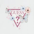 طقم تنورة مزين بالزهور باللون الوردي للبنات, 1, hi-res