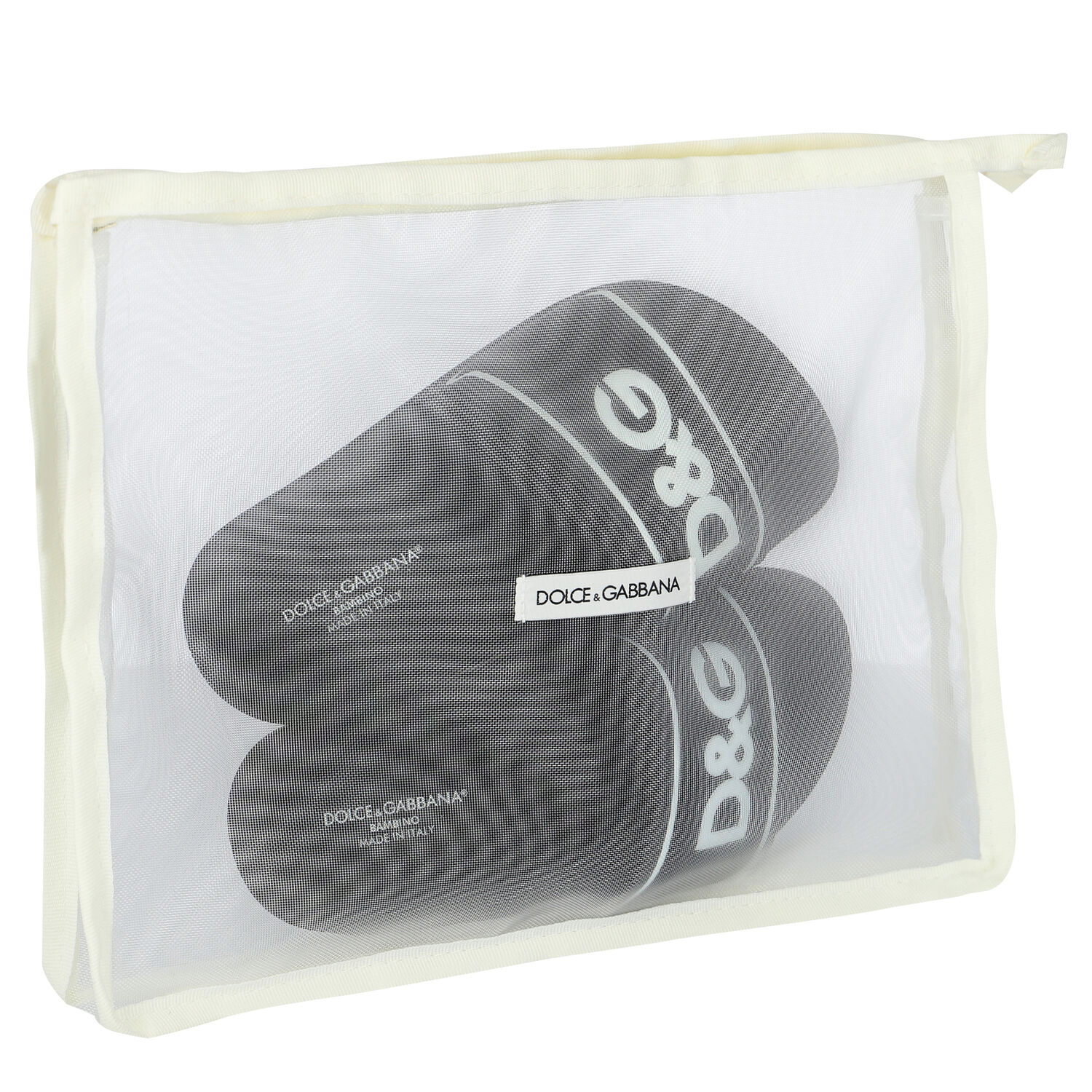 Black Leather Logo Sliders, 1, hi-res