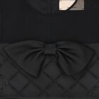 فستان بنات مزين باللون الأسود  , 3, hi-res