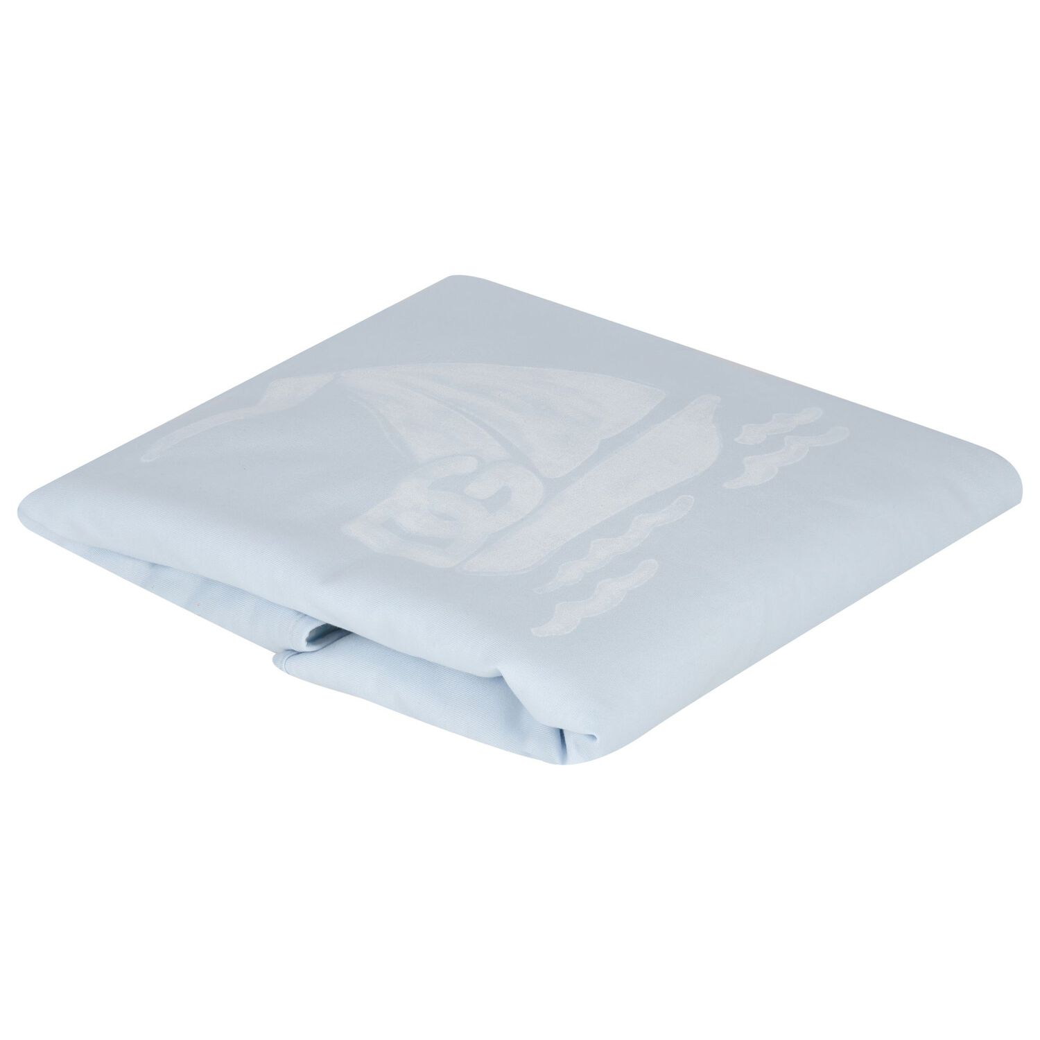 Baby Boys Blue & Ivory Blanket, 1, hi-res