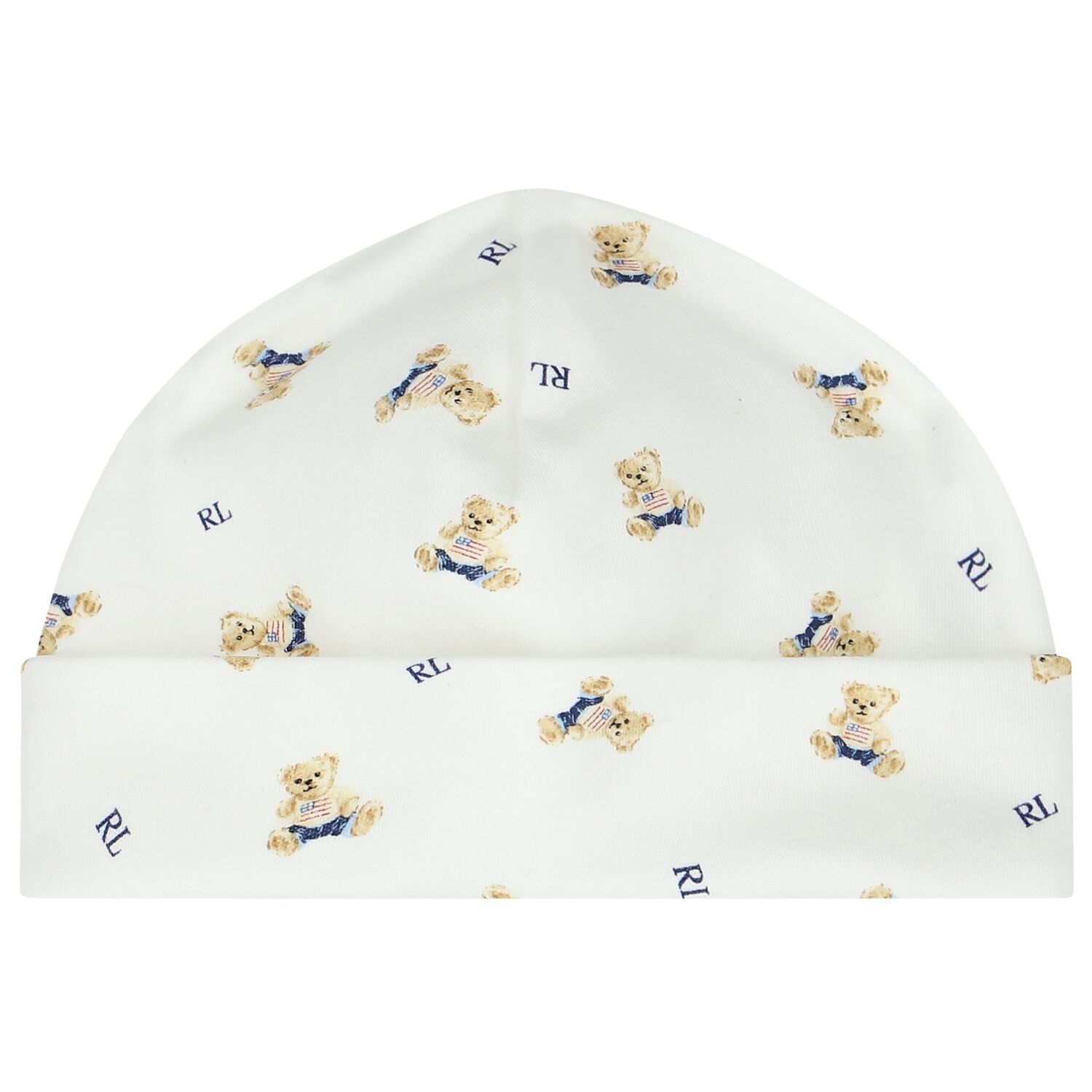 Baby Boys White Printed Hat, 2, hi-res image number null
