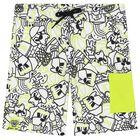 Boys White Shorts, 1, hi-res